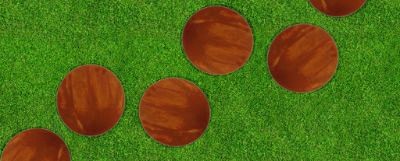 Stapsteen rond Corten 500x2 mm