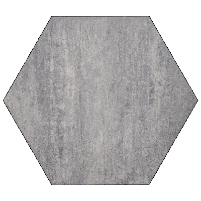 Dakota Brushed Stone Flora zeskant