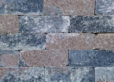 Rockwall 11x13x32 cm Rolde - getrommeld