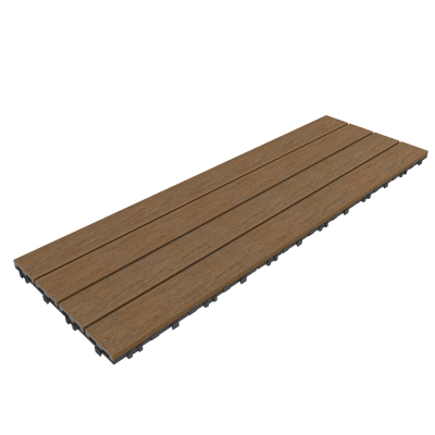 NewTechWood HKC kliktegel, 30 x 90 cm, Teak