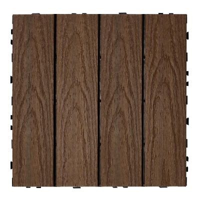 NewTechWood HKC kliktegel, 30 x 30 cm, Ipé