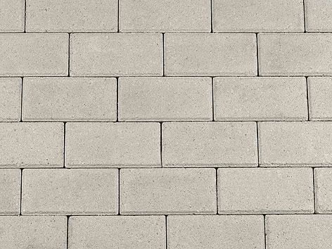 Dubbelklinkers 21x21x8 grijs S-top